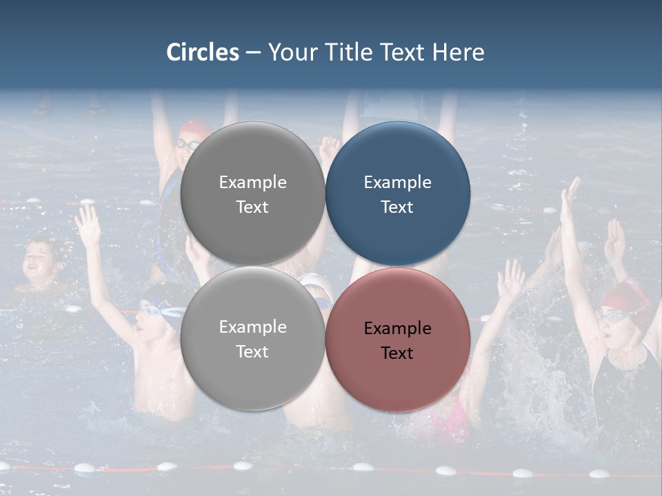 Back Pain Graphic Red PowerPoint Template