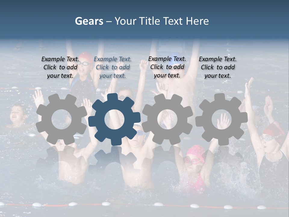 Back Pain Graphic Red PowerPoint Template