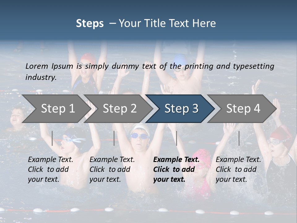 Back Pain Graphic Red PowerPoint Template