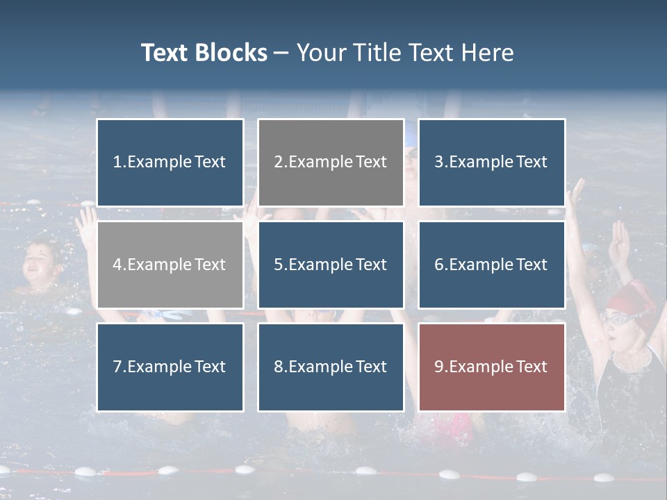Back Pain Graphic Red PowerPoint Template