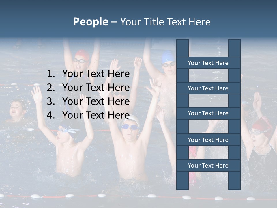 Back Pain Graphic Red PowerPoint Template