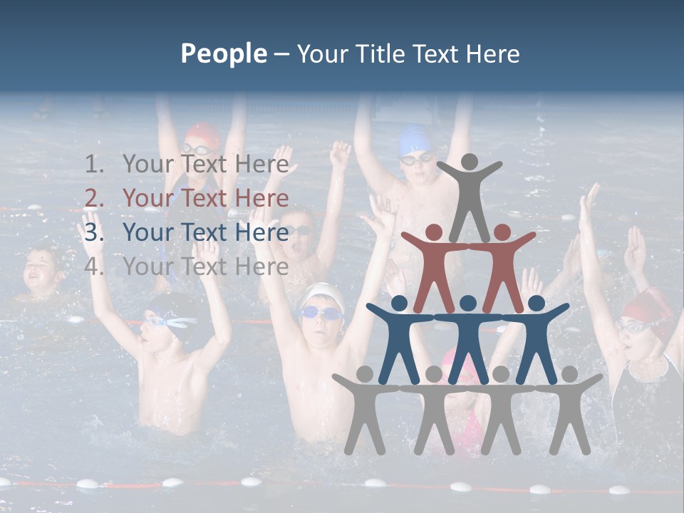 Back Pain Graphic Red PowerPoint Template