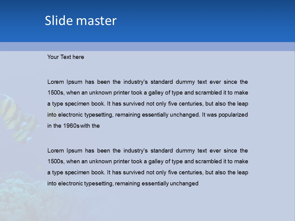 Digitally Generated Pain Model PowerPoint Template