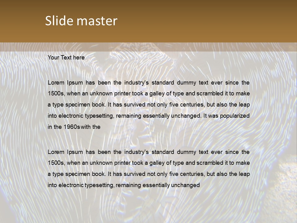 Painful Spine Illustration PowerPoint Template