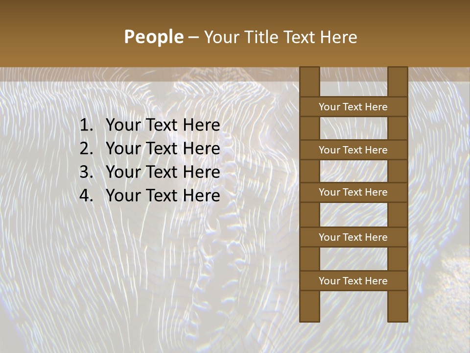 Painful Spine Illustration PowerPoint Template