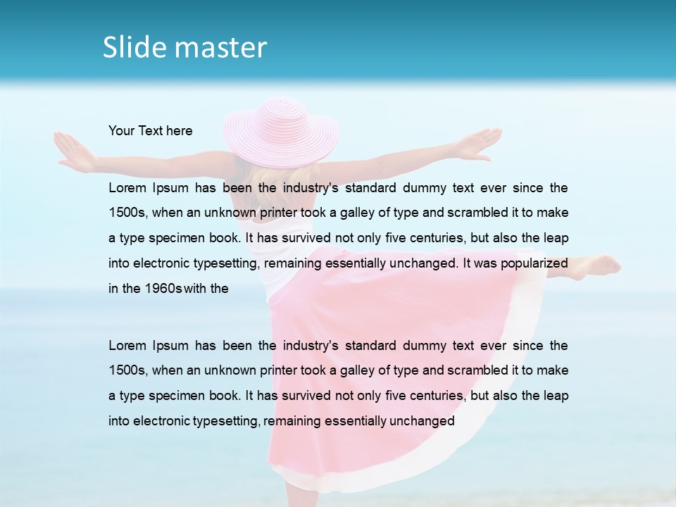 Pain Body Red PowerPoint Template