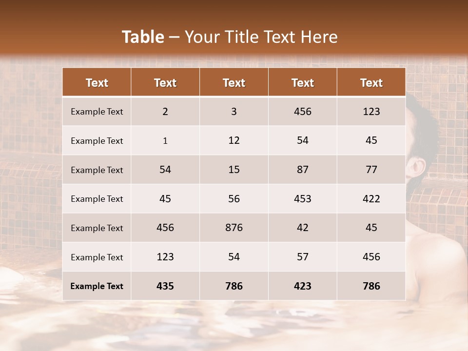 Spine Figure Back Pain PowerPoint Template