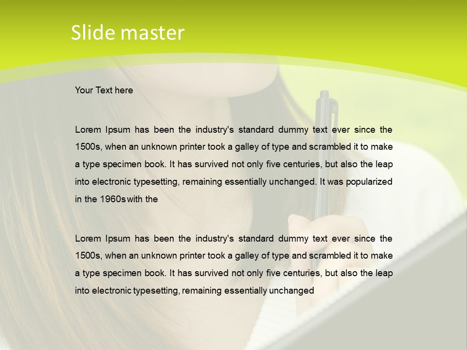 Back Pain Spine Vertebrae PowerPoint Template