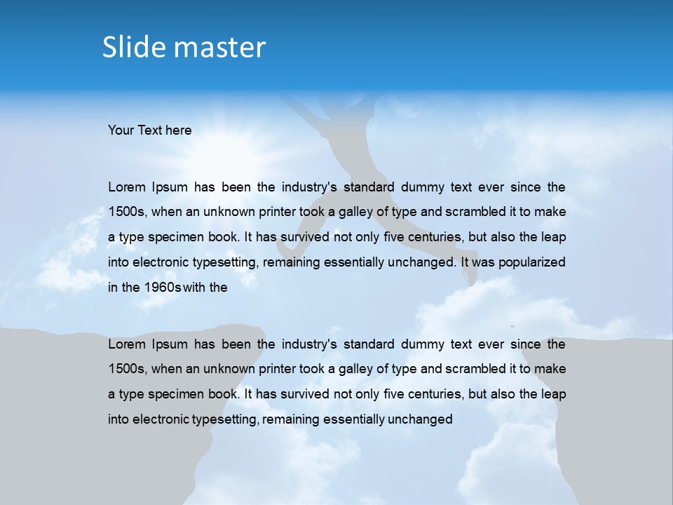 Sunset Life Active PowerPoint Template