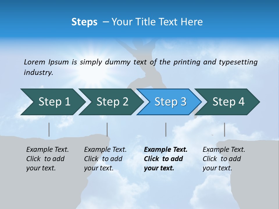 Sunset Life Active PowerPoint Template