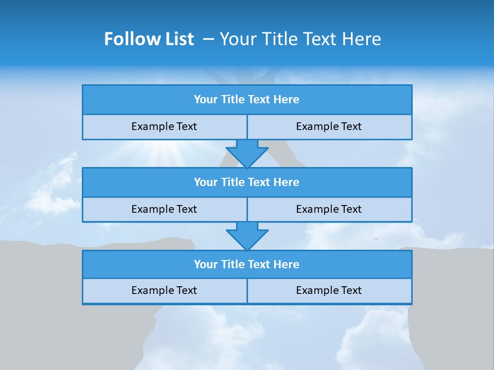 Sunset Life Active PowerPoint Template