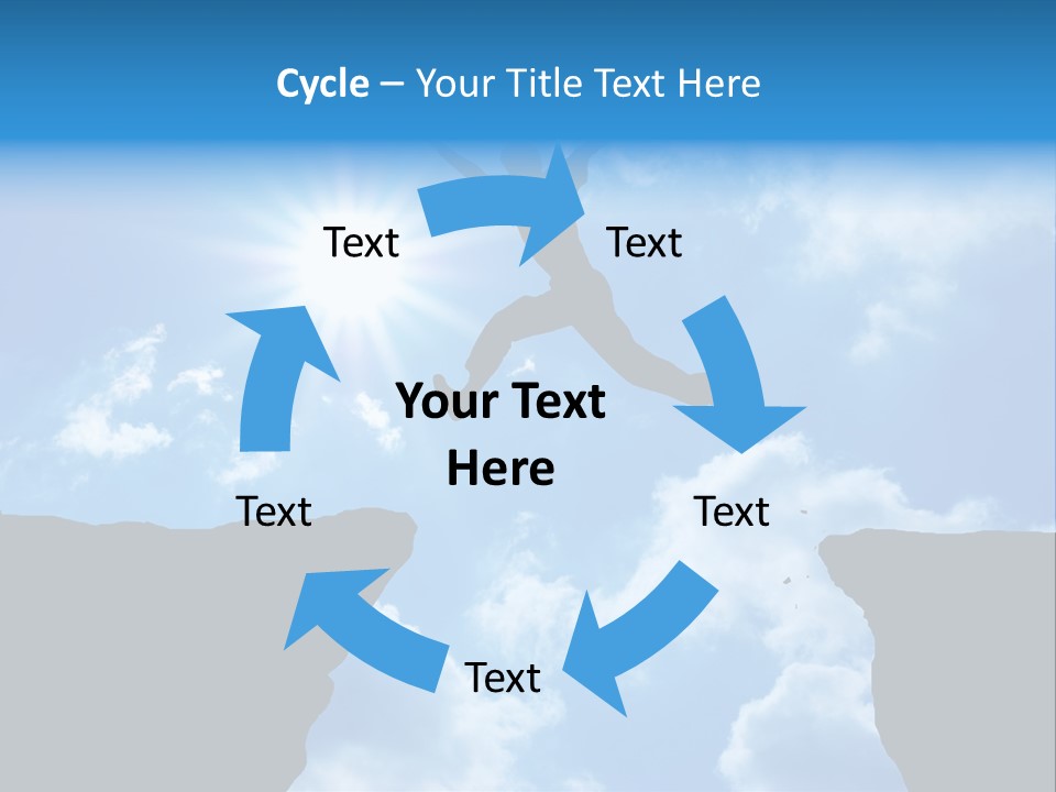 Sunset Life Active PowerPoint Template