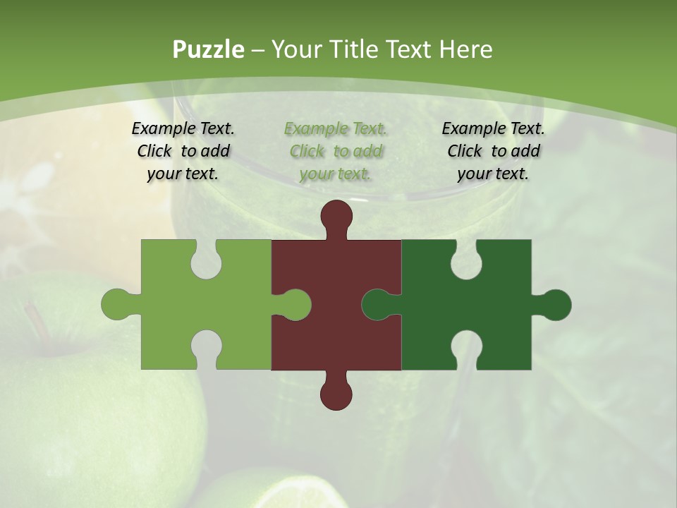 Freshness Ingredient Lime PowerPoint Template