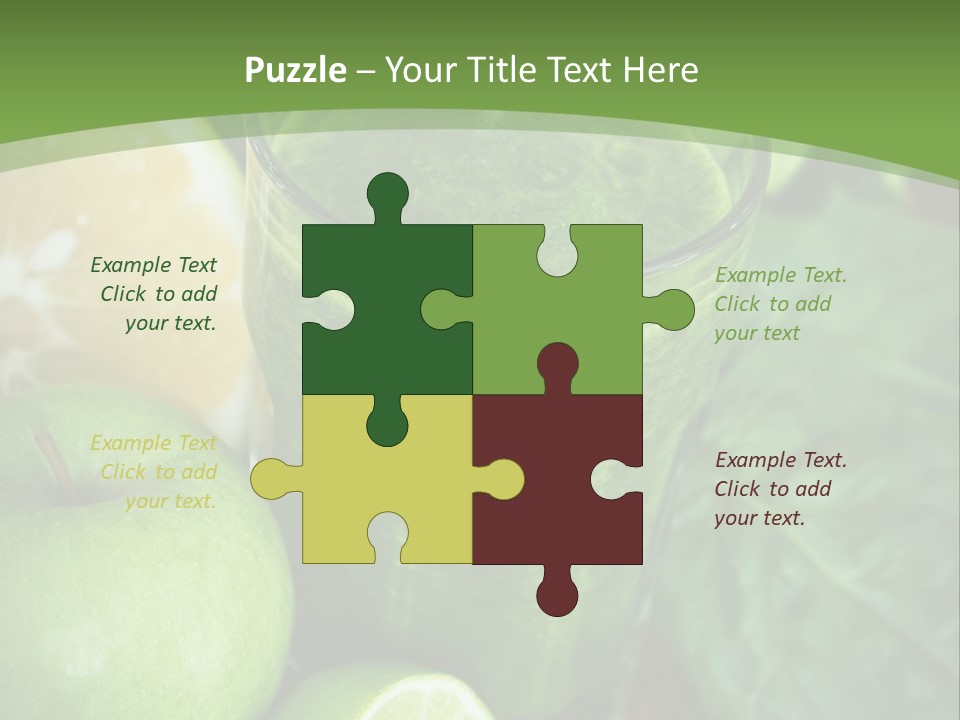 Freshness Ingredient Lime PowerPoint Template