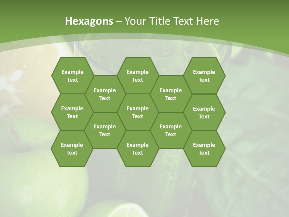 Freshness Ingredient Lime PowerPoint Template