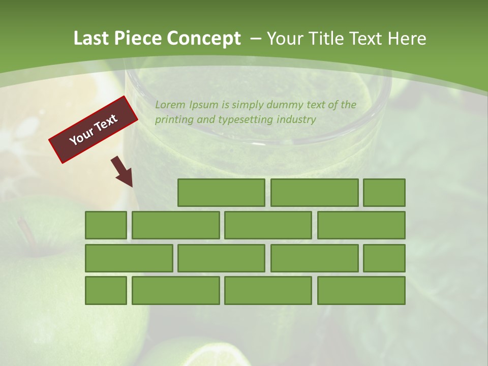 Freshness Ingredient Lime PowerPoint Template