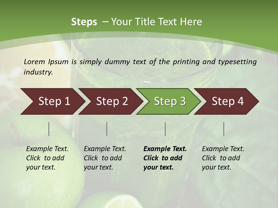 Freshness Ingredient Lime PowerPoint Template