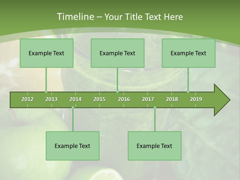 Freshness Ingredient Lime PowerPoint Template