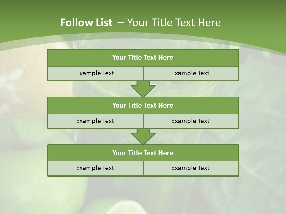 Freshness Ingredient Lime PowerPoint Template