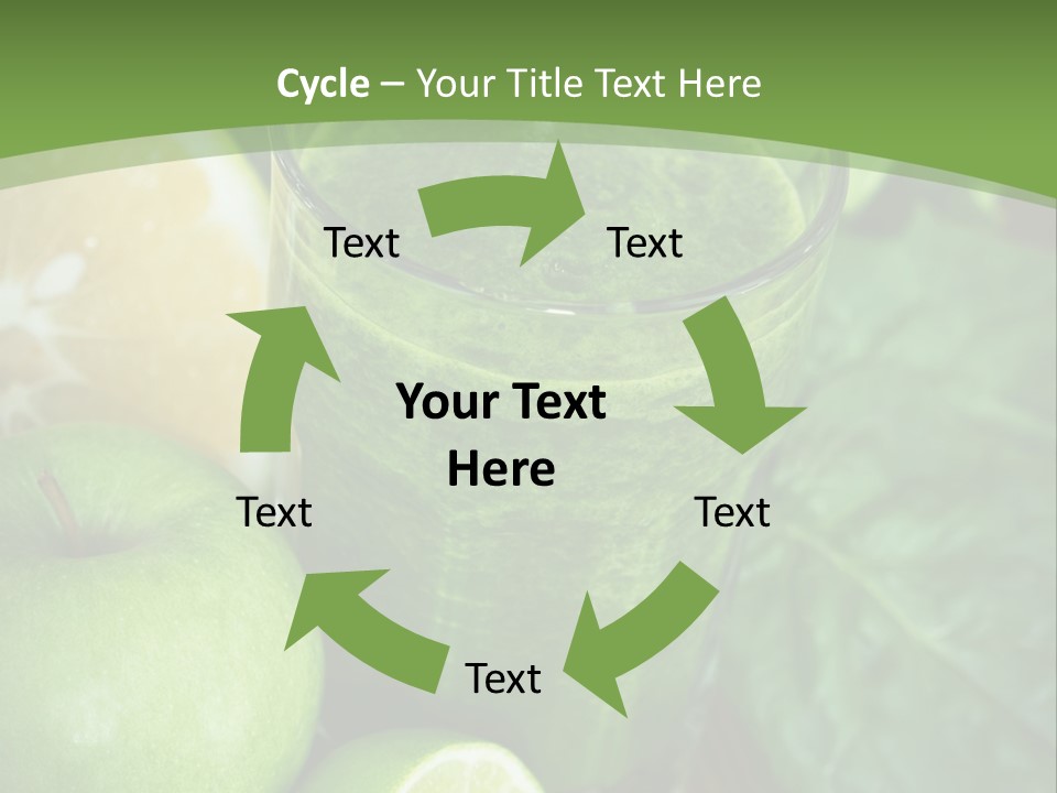 Freshness Ingredient Lime PowerPoint Template