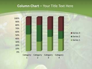 Freshness Ingredient Lime PowerPoint Template