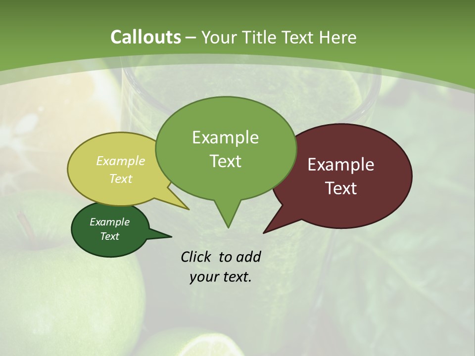 Freshness Ingredient Lime PowerPoint Template