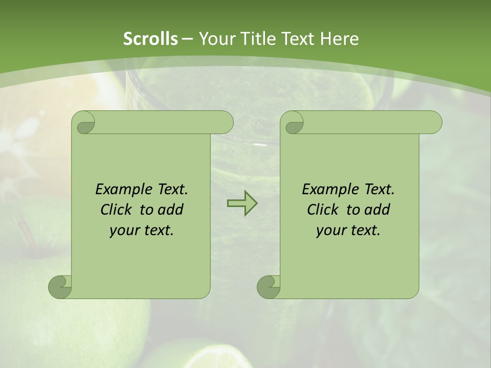 Freshness Ingredient Lime PowerPoint Template