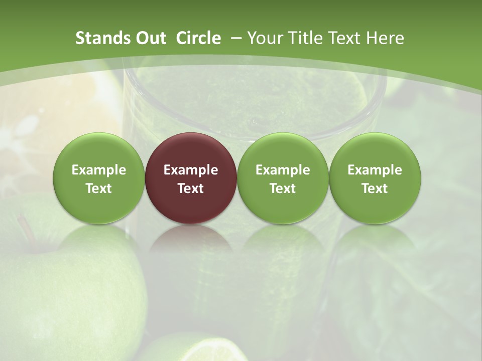 Freshness Ingredient Lime PowerPoint Template