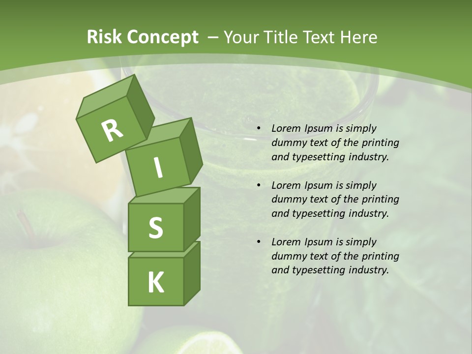 Freshness Ingredient Lime PowerPoint Template