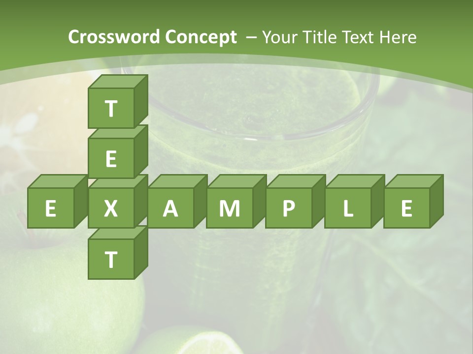 Freshness Ingredient Lime PowerPoint Template