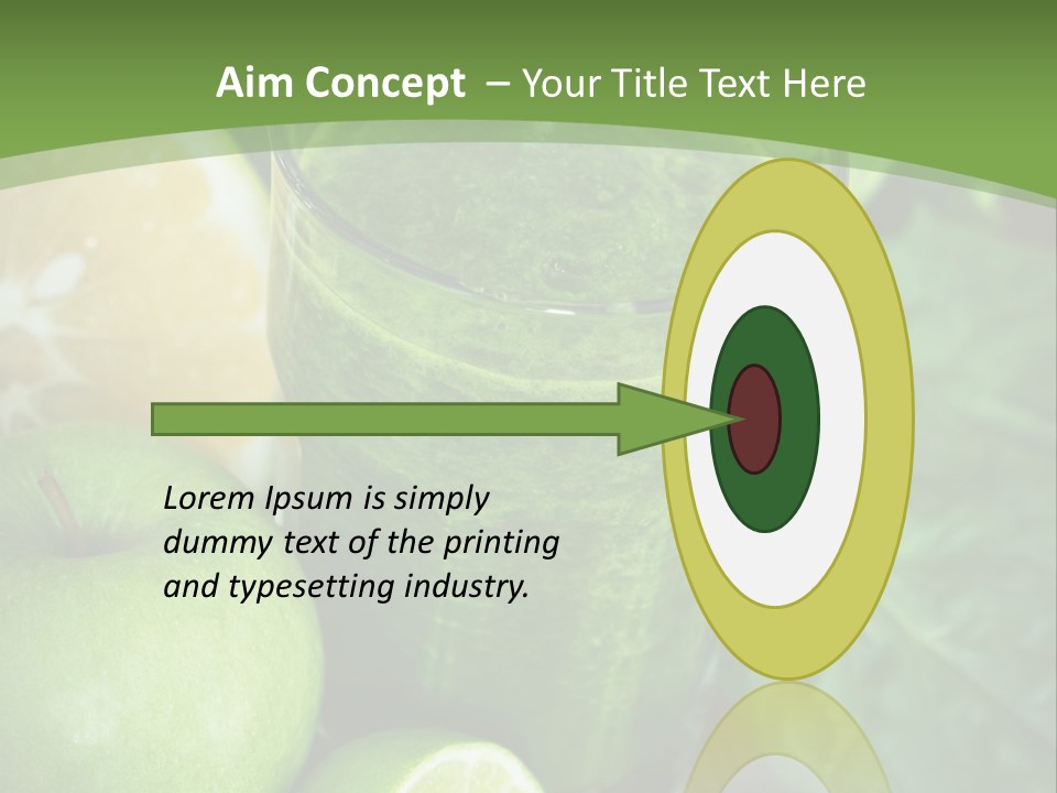 Freshness Ingredient Lime PowerPoint Template