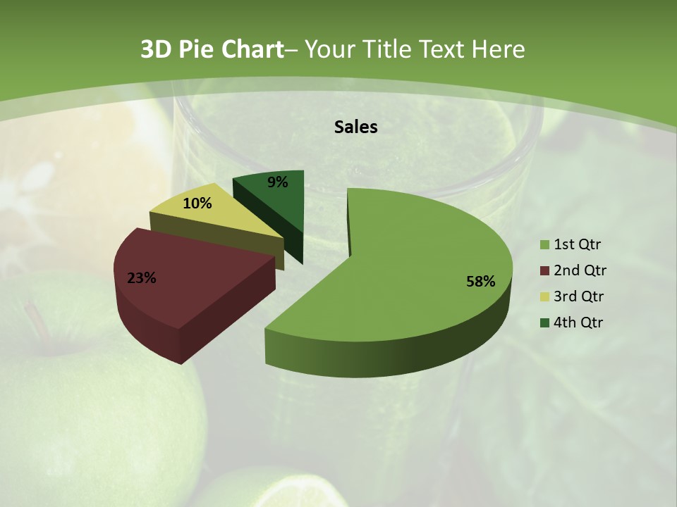 Freshness Ingredient Lime PowerPoint Template