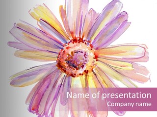 Revival Grunge Garden PowerPoint Template