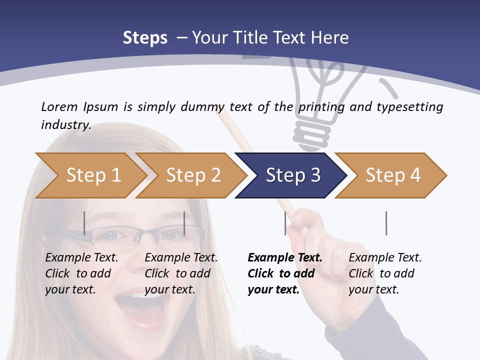 Brainstorm Concept Young Adult PowerPoint Template