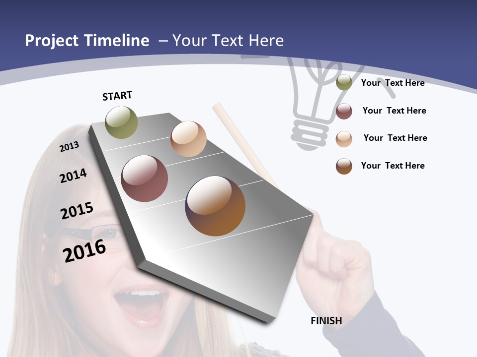 Brainstorm Concept Young Adult PowerPoint Template
