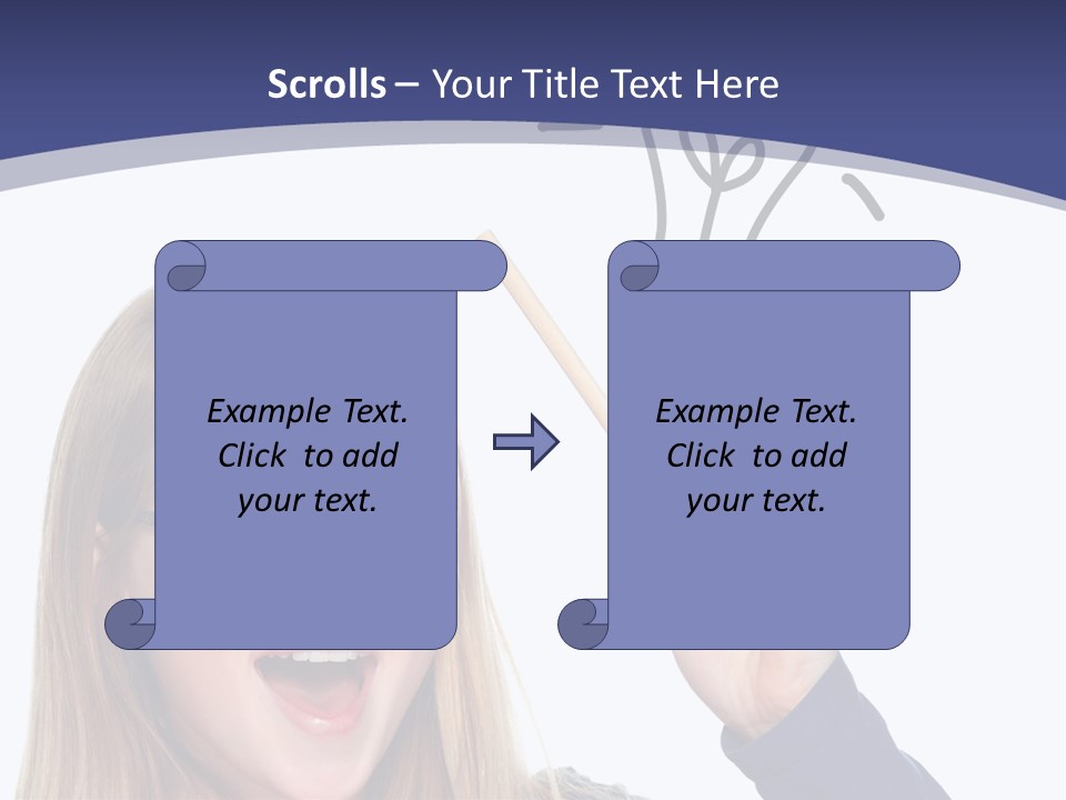 Brainstorm Concept Young Adult PowerPoint Template