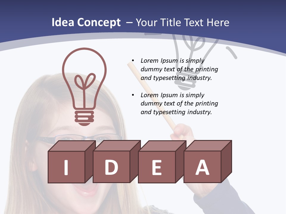 Brainstorm Concept Young Adult PowerPoint Template