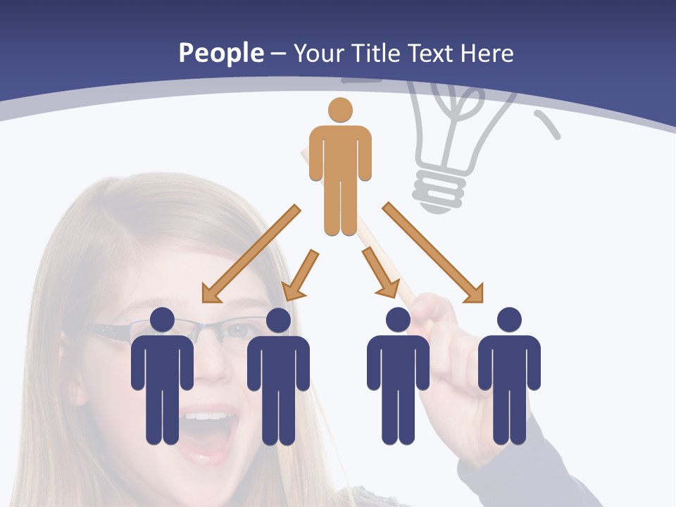 Brainstorm Concept Young Adult PowerPoint Template