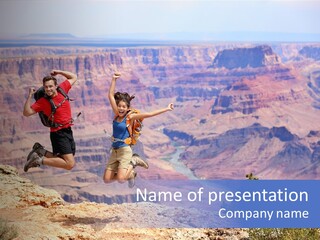 Girl Colorado People PowerPoint Template