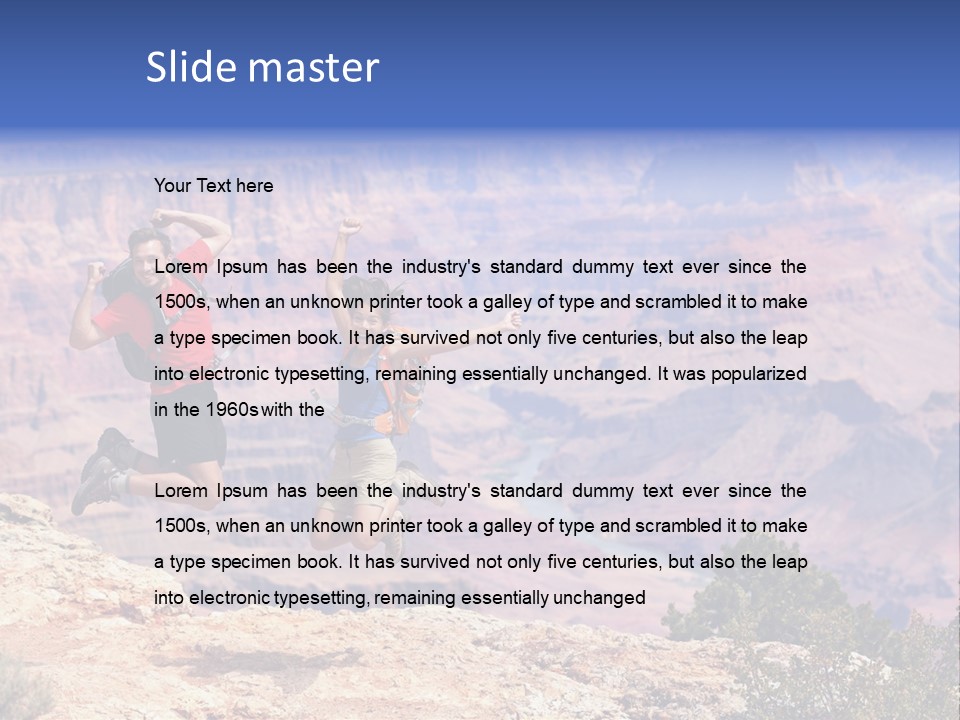 Girl Colorado People PowerPoint Template