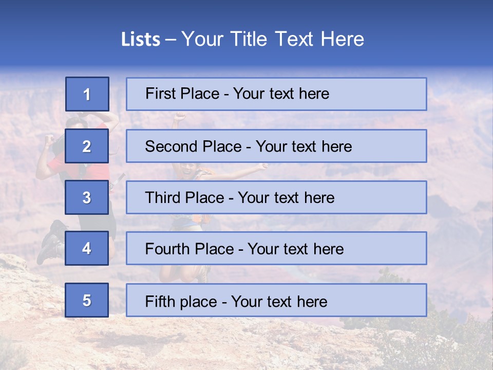 Girl Colorado People PowerPoint Template