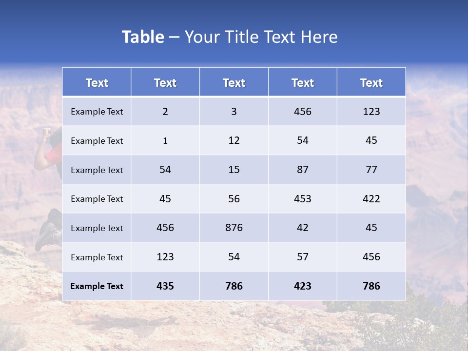 Girl Colorado People PowerPoint Template