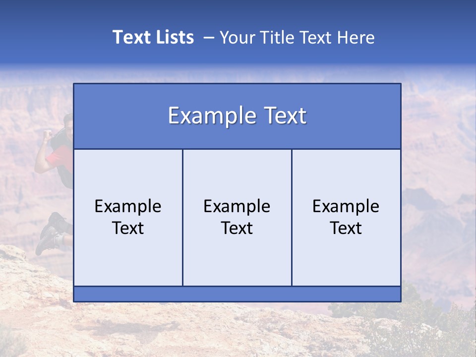 Girl Colorado People PowerPoint Template