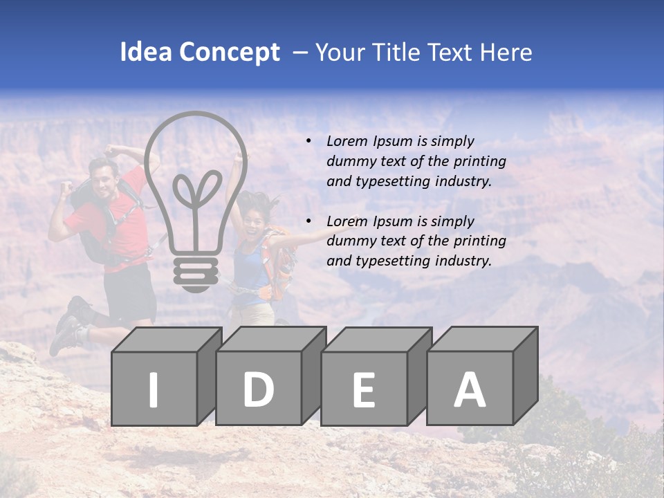 Girl Colorado People PowerPoint Template