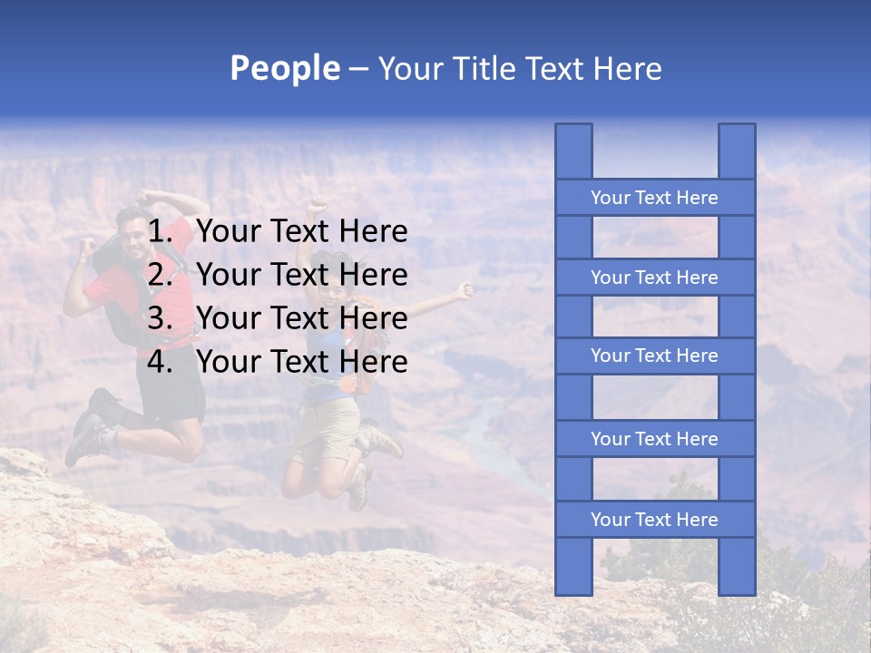 Girl Colorado People PowerPoint Template