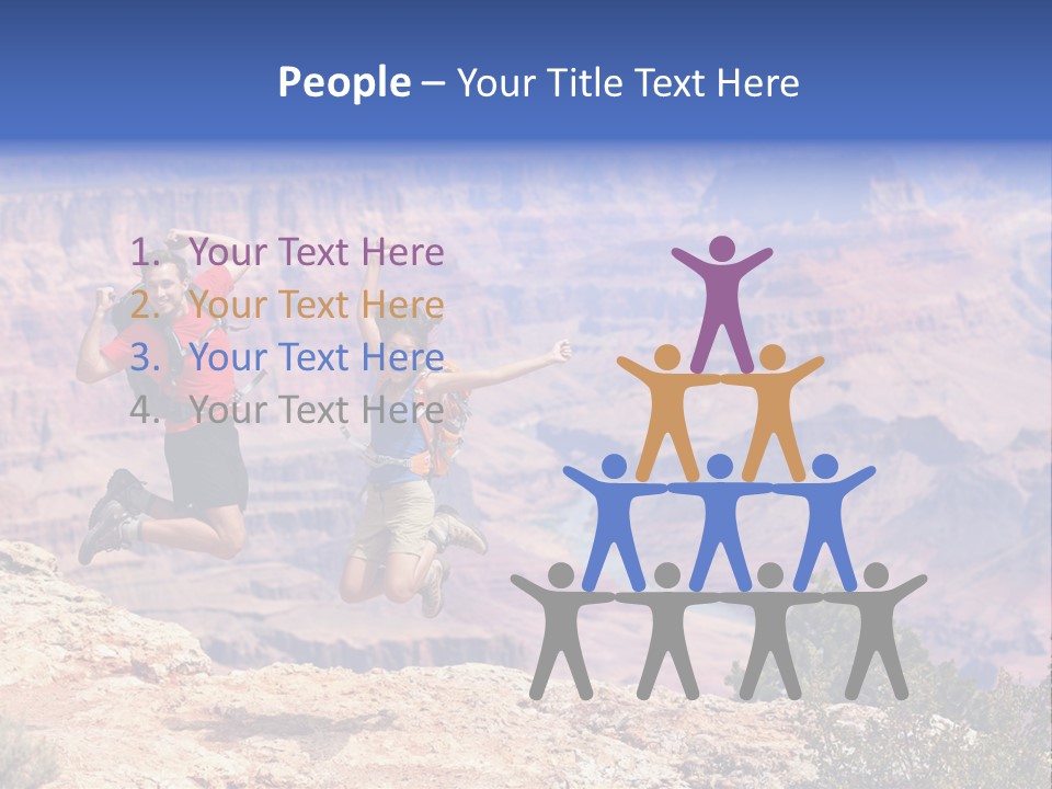 Girl Colorado People PowerPoint Template