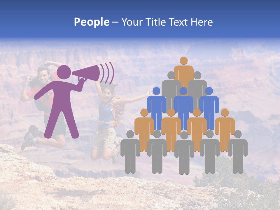 Girl Colorado People PowerPoint Template