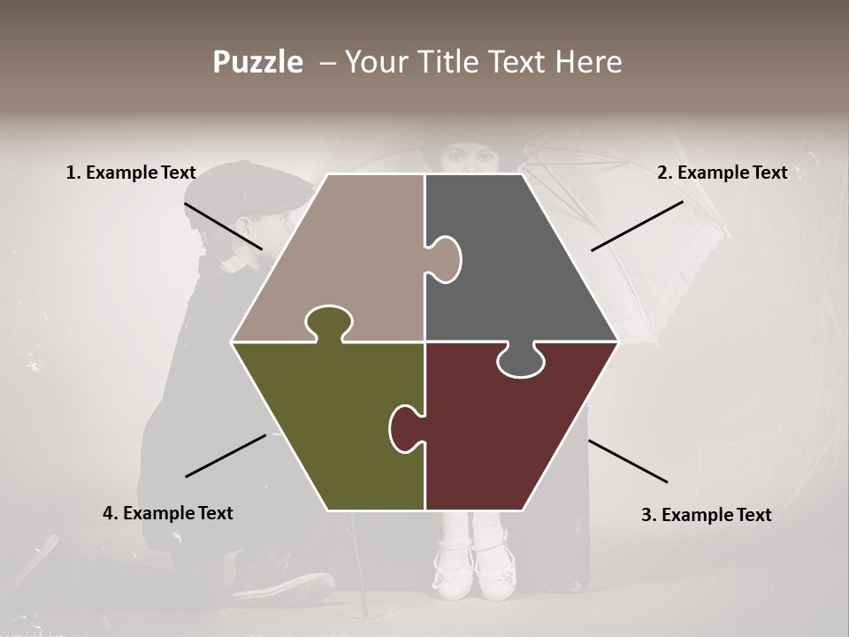 Background Vintage People PowerPoint Template