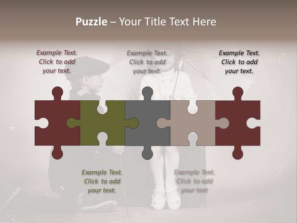 Background Vintage People PowerPoint Template