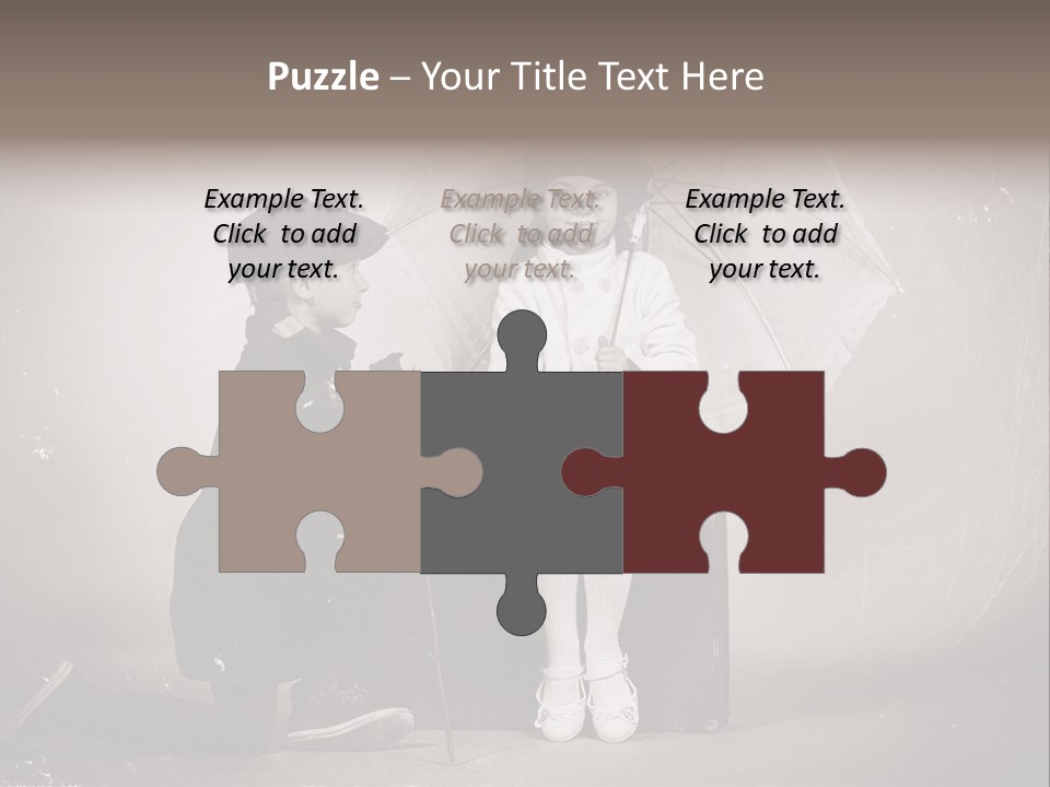 Background Vintage People PowerPoint Template